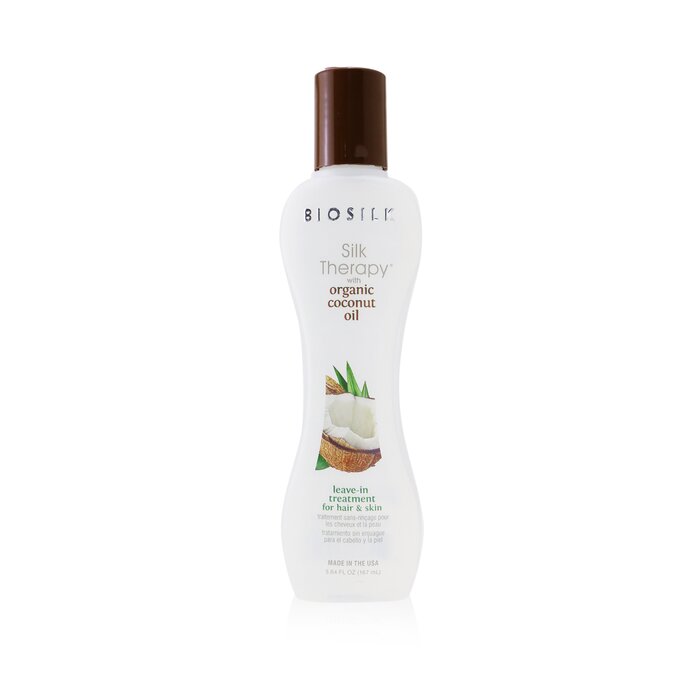 바이오실크 Silk Therapy with Coconut Oil Leave In Treatment For Hair Skin 167ml